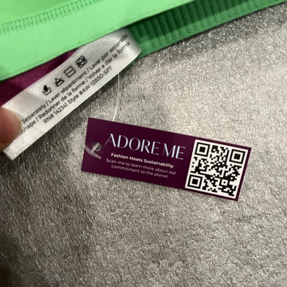 [34C]Adore Me Green Sports Bra Intimates - Picture 2 of 6